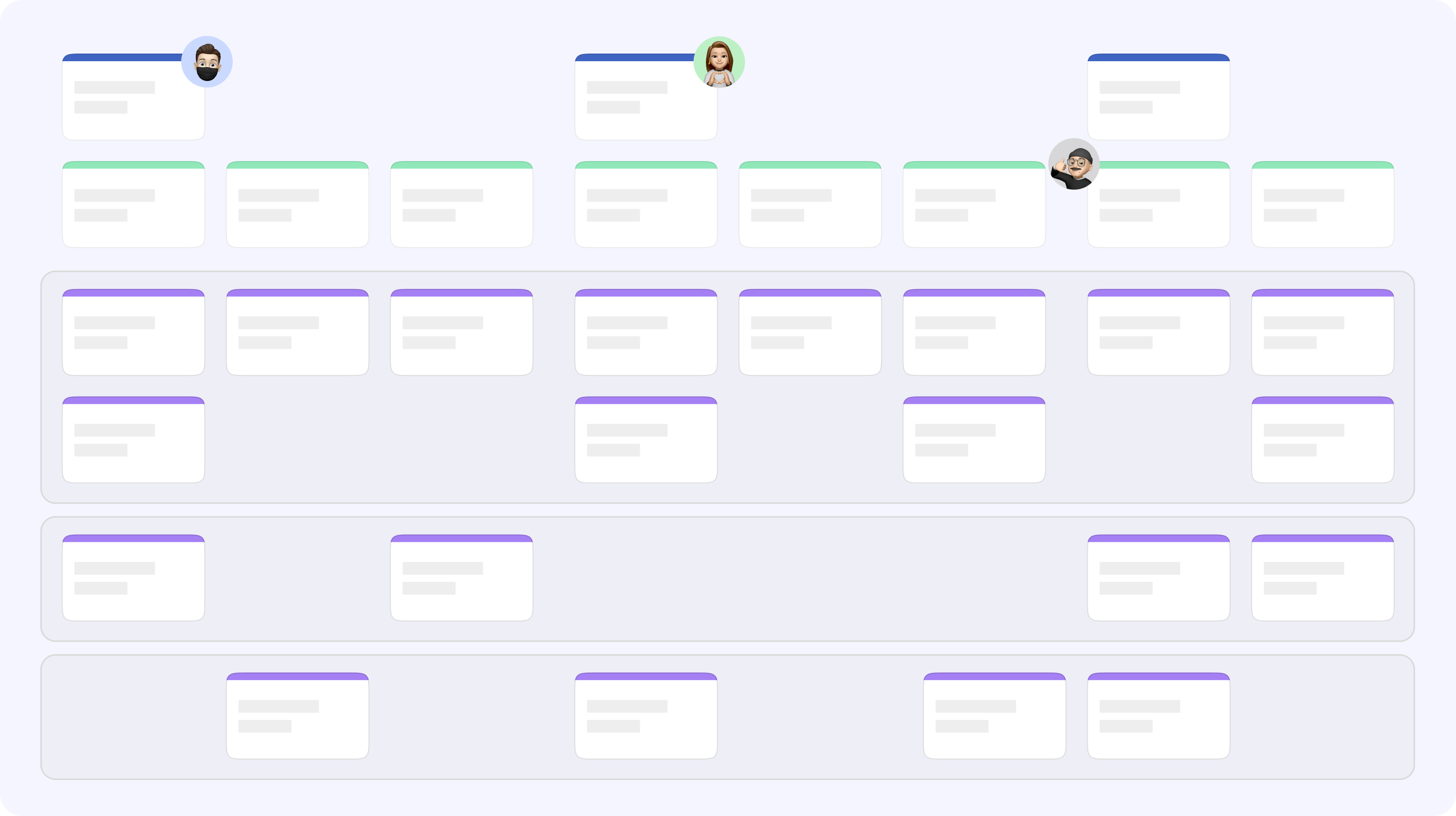 Story Map Template - Four Squares Framed