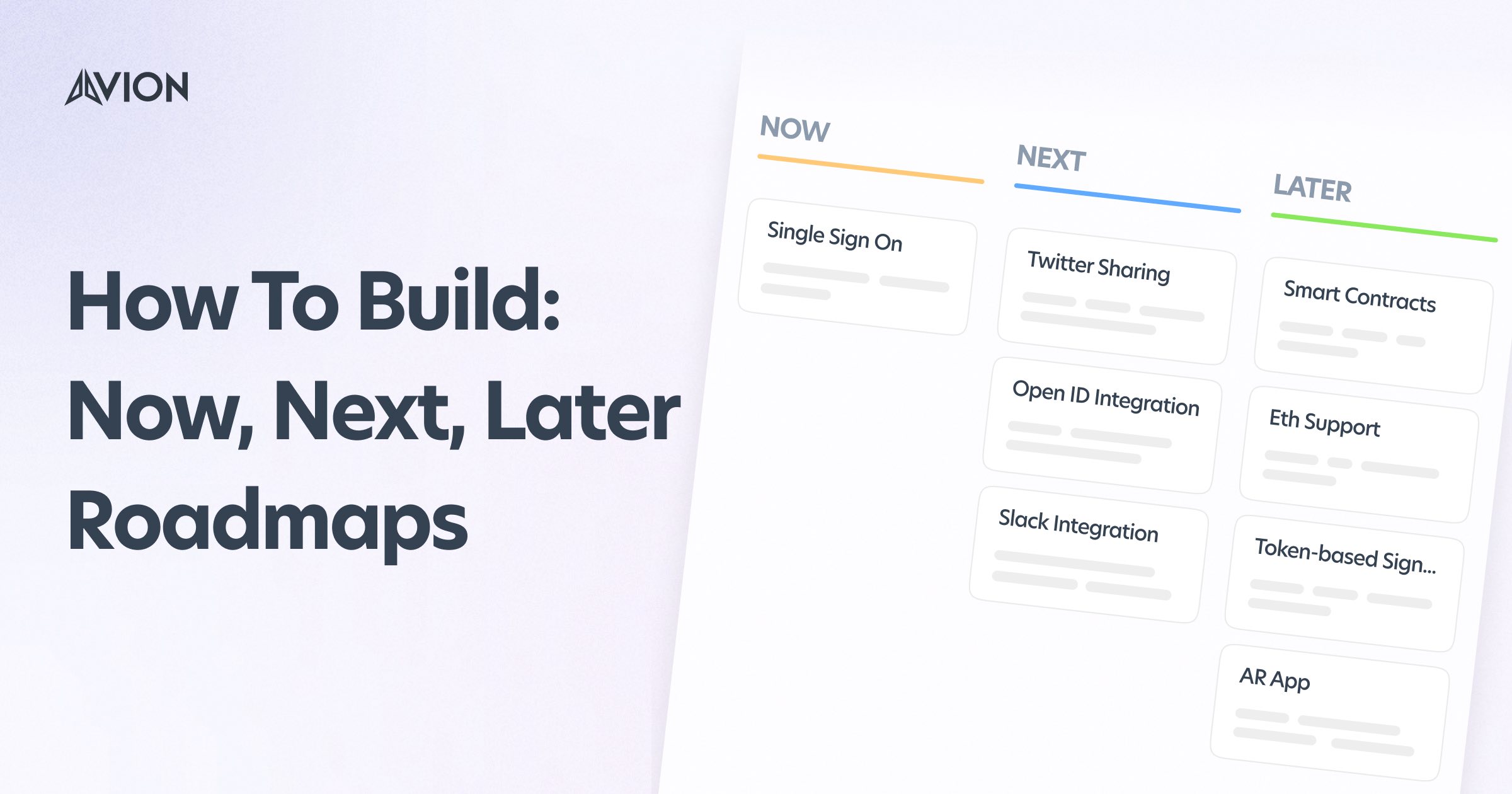 How To Build Now, Next, Later Roadmaps – Includes examples and definitions